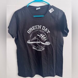 Green Day Black Graphic T-Shirt